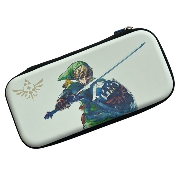 Nintendo Switch PowerA Slim Case for - OLED Model Master Sword Defense Zelda - Picture 1 of 6